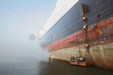 Workers of Shipbreaking yard in Bangladesh
