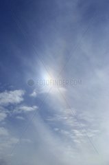 Sundog shine after the passage of a cumulonimbus
