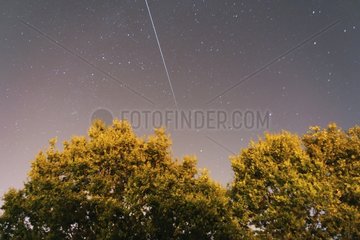 International Space Station and large galaxy Andromeda
