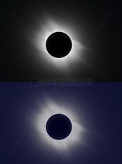 Solar corona during a total solar eclipse Turkey