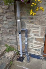Wisey stainless steel rain water diverter and filter install