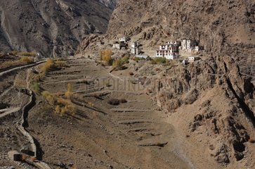 Buddhist monastery and village of Mune Valley Lung na India