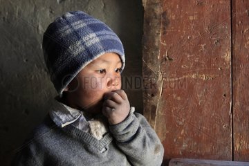 Portrait of a child's village in India Pidmo