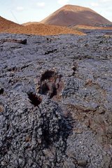 Pillow lava on the Galapagos Islands