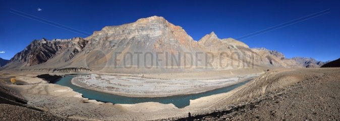 Meander River Zanskar Ladakh India
