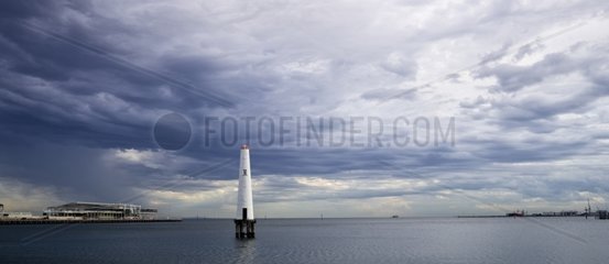 The Port Melbourne Lighthouse Victoria Australia