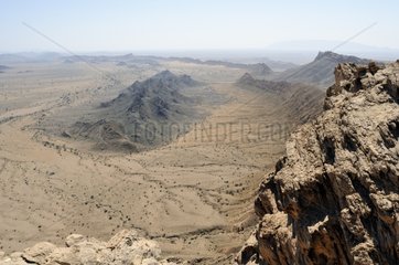 View of the mountains of Oman