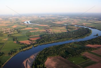 Meanders of the Loire Central Dampierre France