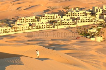 Resort in the desert of Rub al-Khali Abu Dhabi