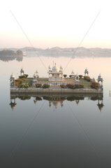 Udai Bilas Palace and its reflection Dungarpur India