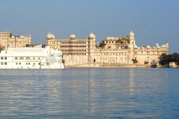 City Palace Udaipur and its reflection India