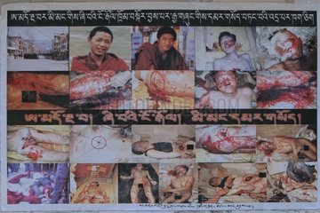 Poster about chinese uprising in Tibet