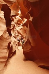 Sloop underground canyon Lower Antelope Canyon USA
