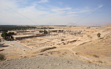 View of the tomb of Artaxerxes III at the site of Persepolis