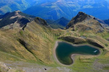 Lake Montagnon Ossau valleys Pyrenees France