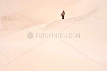 People in the Dunes Hayfa Yemen Socotra Island