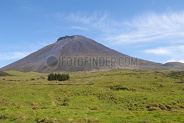 Mount Pico in the Azores archipelago