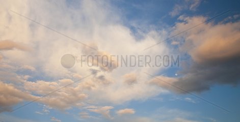 Sky at La Pedriza at Cuenca Alta del Manzanares RNP in Spain