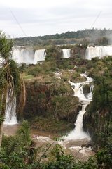 Cataracts of starting Iguazu Falls Parana Brazil