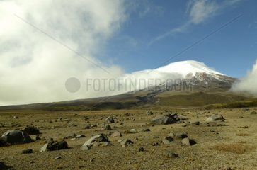 The Cotopaxi volcano in Ecuador
