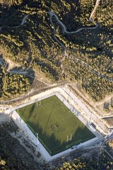 American Football Stadium in the scrubland France