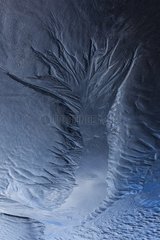 Ice from Joekulsarlon glacier lagoon in winter in Iceland