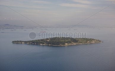 The Sedef Island in the Sea of ​​Marmara in Turkey