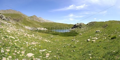 Lake Hivernet Massif des Ecrins Alps France