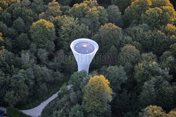 Water tower in the forest Franche-Comté France