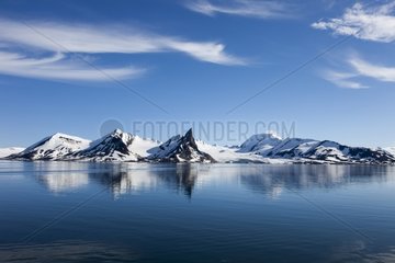 Landscape in Hornsund Spitsbergen Svalbard