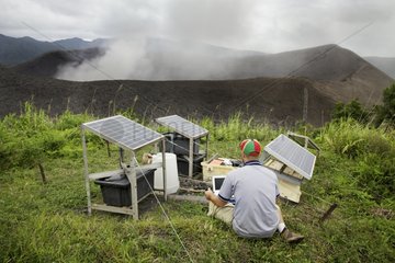 Seismological Station of Yasur Volcano Tanna Island Vanuatu