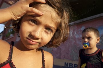 Portrait of Gypsies children Canakkale Turkey