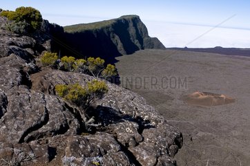Piton de la Fournaise on Reunion Island