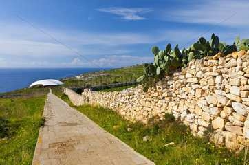 Mnajdra Megalithic Temple Qrendi Village coastline Malta