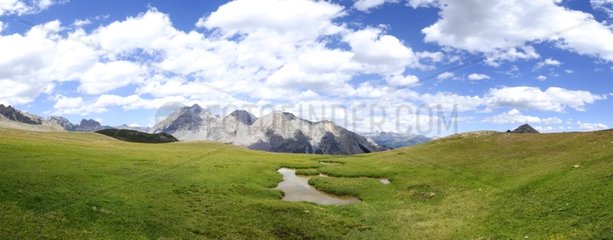 Plateau near Lake Chavillon Massif des Ecrins Alps France