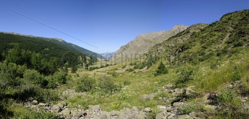 Valley Crévoux Embrunais Alps France
