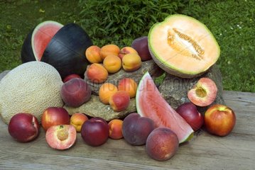 Fruits d'été en mélange