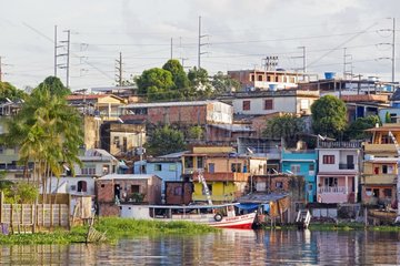 Old Port of Manaus on the Rio Negro - Amazonas Brazil
