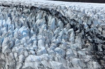Serac of Salmon Glacier near Hyder Canada