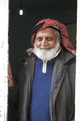 Portrait of a Palestinian in Amman Jordan