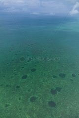 Aerial view of the Florida Keys Florida USA