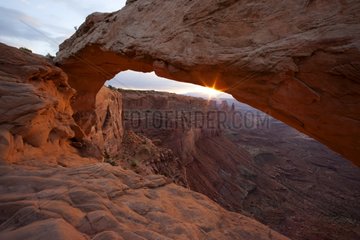 Mesa Arch at sunrise Canyonlands NP Utah USA