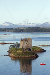 Castle Stalker near Olban region of Argyll Scotland