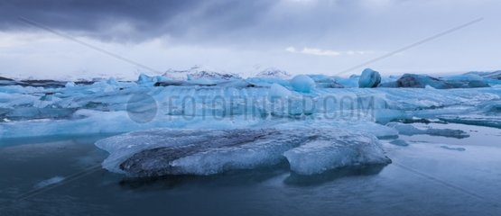 Joekulsárlón glacial lake in Iceland