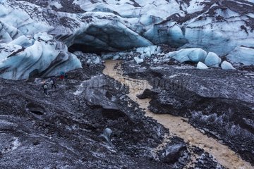 Melting ice in Iceland
