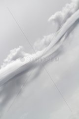 Strange cloud on Mount Lozere Cevennes France