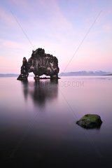 Basalt arch Hvitserkur Vatnsnes Peninsula Iceland