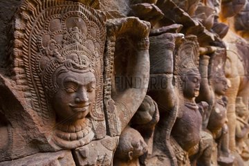 Terrace of the Elephants Angkor Thom Cambodia