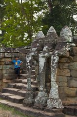 Terrace of the Elephants Angkor Thom Cambodia