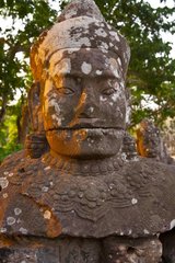 God head South entrance of Angkor Thom Cambodia